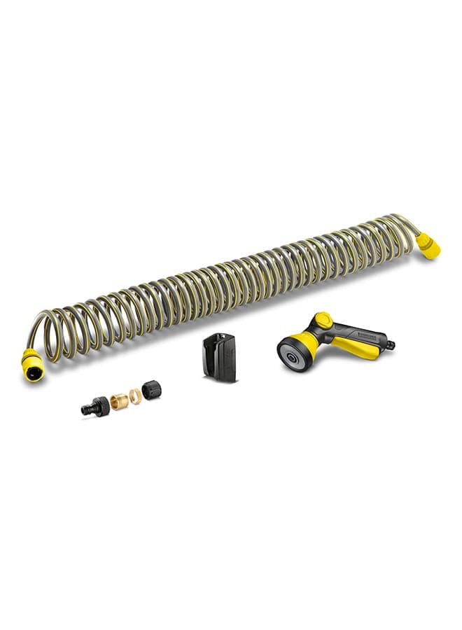 Karcher Spiral Hose Set For Gardening, 10 Mts, 26451780 Yellow & Cream