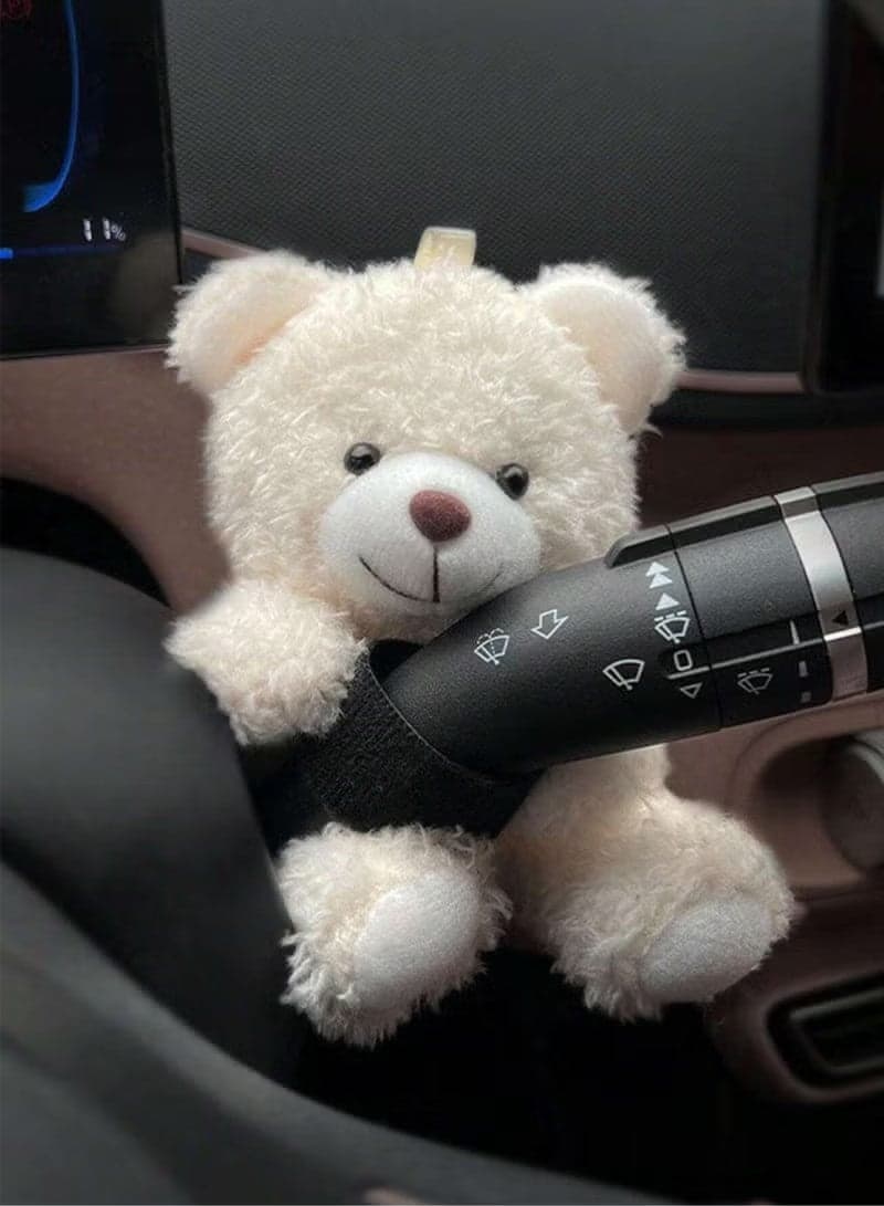Generic Cute bear car decoration, car accessory for steering wheel