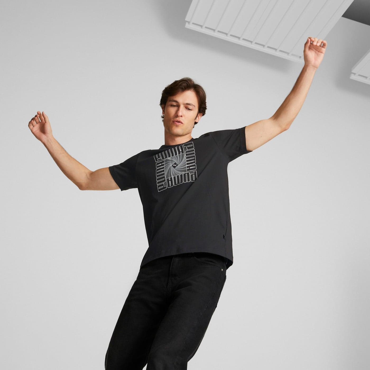 Reflective Graphic Tee Men