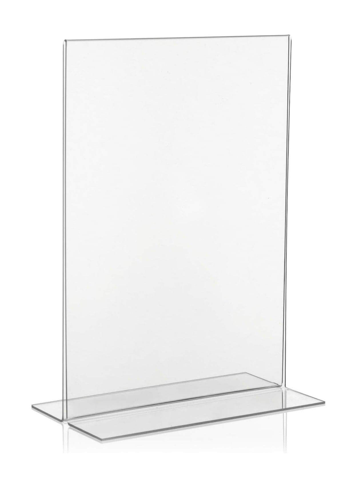 Advertising Display/T Stand/Table Stand/Acrylic Stand in DIN A4 Format Transparent