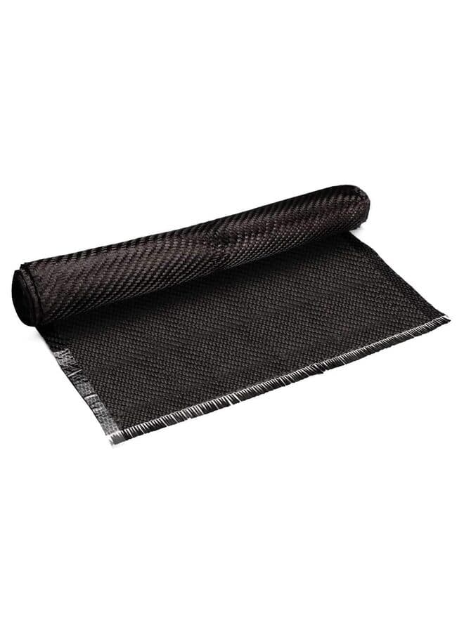 12x60" Carbon Fiber Sheet Black Carbon Fiber Fabric Pure Carbon Fiber Cloth Twill Weave for Cars Structural Reinforcement on Concrete Wall Basement Boat Repair
