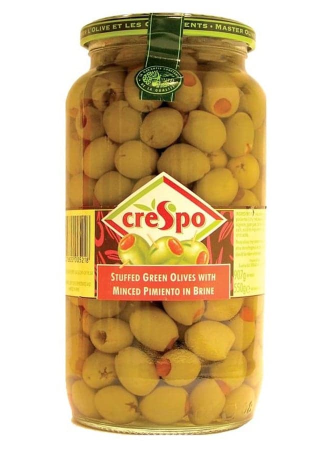 Crespo Green Olive Stuf. With Pimento Paste 907g