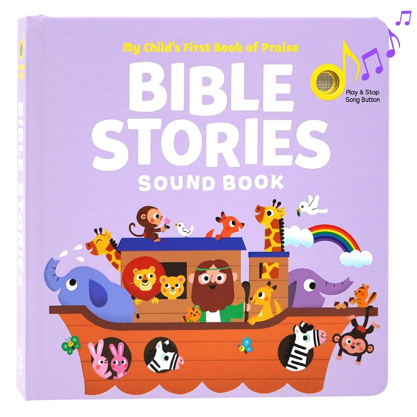 Bible Stories - Christian Sound Book, Sing Along Bible Songs | Christening, Dedication, Baptism Gifts for Boys, Girls, Kids, Babies | Religious Toys, Interactive Music Books for Toddlers