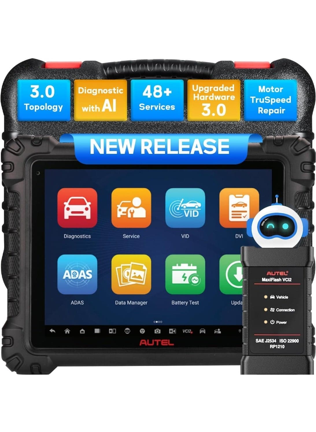 Autel MaxiSys MS909 S2 2026 Upgraded Version Automotive Electrical & Lighting Code Reader And OBD Scanner