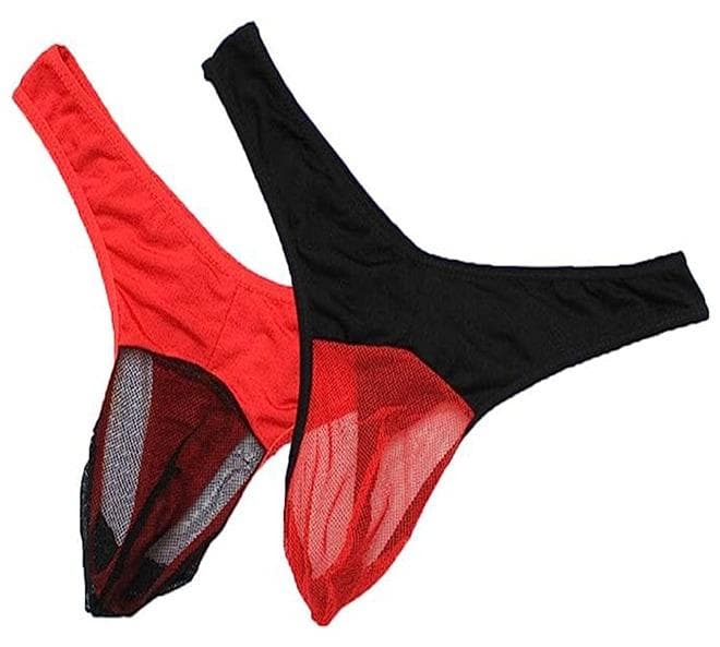 2 Pcs Men Briefs Set wear Comfortable Underwear Anti-bacterial Breathable Waist Body Shaper Underpants Panty Slimming Elastic Nightly Honeymoon Evening Hot Panty