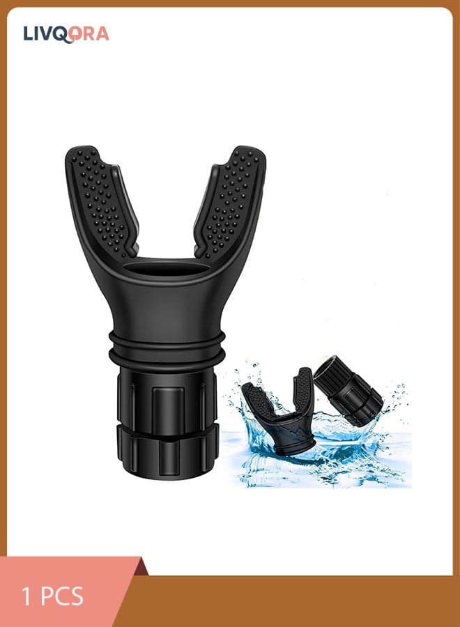 Lung Exerciser Expander, Lung Breathing Exerciser, Silicone Deep Breathing Exerciser, Increase Lung Capacity, Improve Sleep(Black)