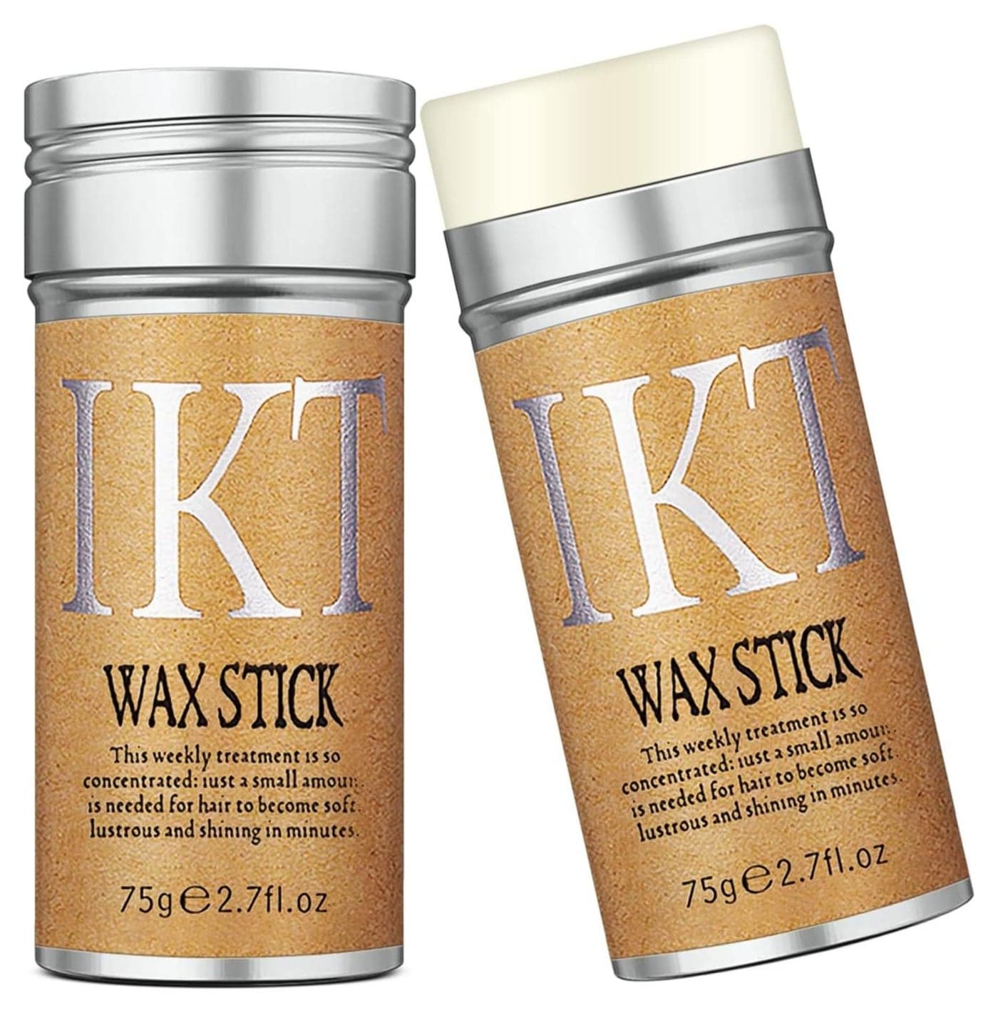 Hair Styling Wax Stick for Smooth Wigs, Non-Greasy Styling Solution for Flyaways, Edges, and Frizz - 75g e 2.7 fl.oz