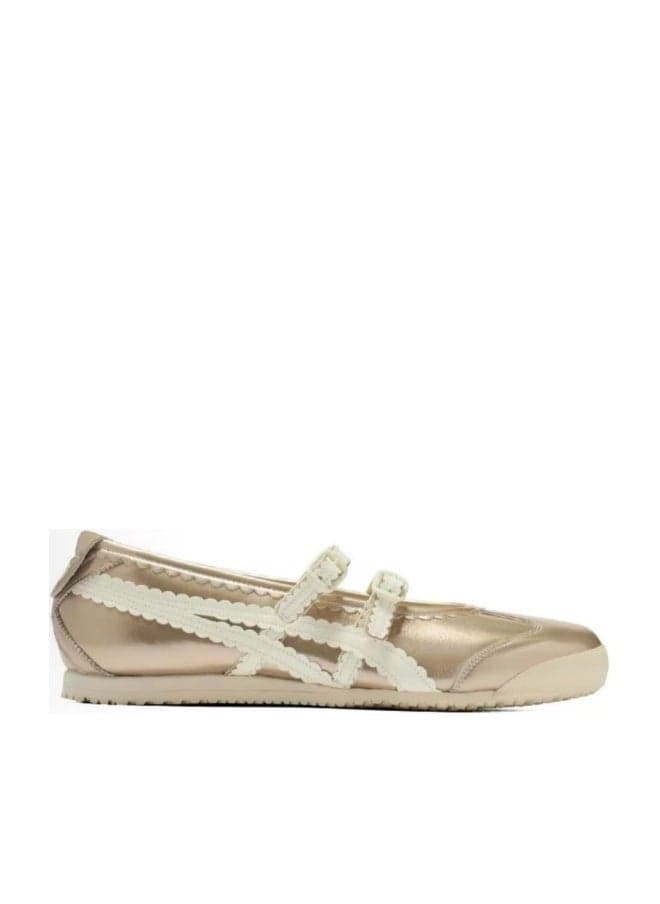 Mexico 66 TGRS Women’s Ballet Flats - Gold | Comfortable & Stylish Casual Mary Jane Shoes
