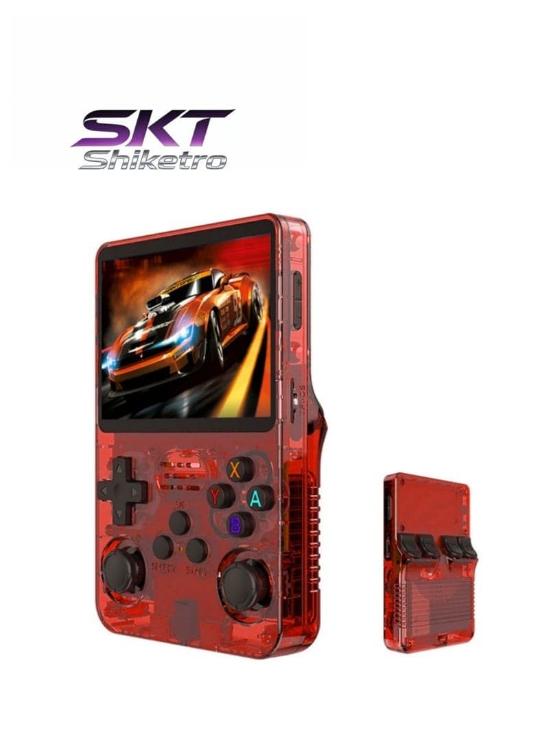 R36S Handheld Game Console - 3.5" IPS Screen Retro Video Game Console with 128GB TF Card, Preloaded 20+ Emulators, 3000mAh Battery, WiFi Multiplayer, Portable Pocket Game Player