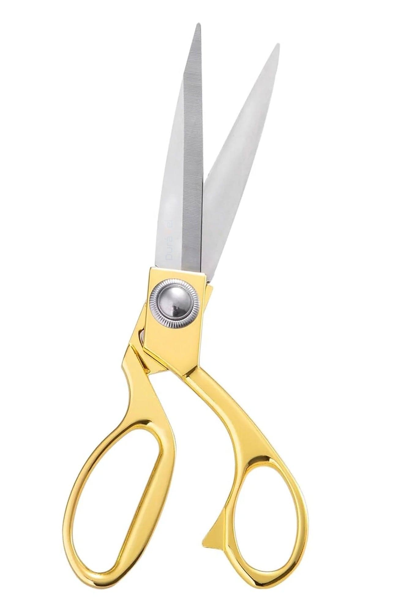 Duravel Heavy Duty Tailor Scissors, 9.5 Inch Stainless Steel Scissors, Household Cutting Cloth, Fabric Cutting Scissors (Gold)