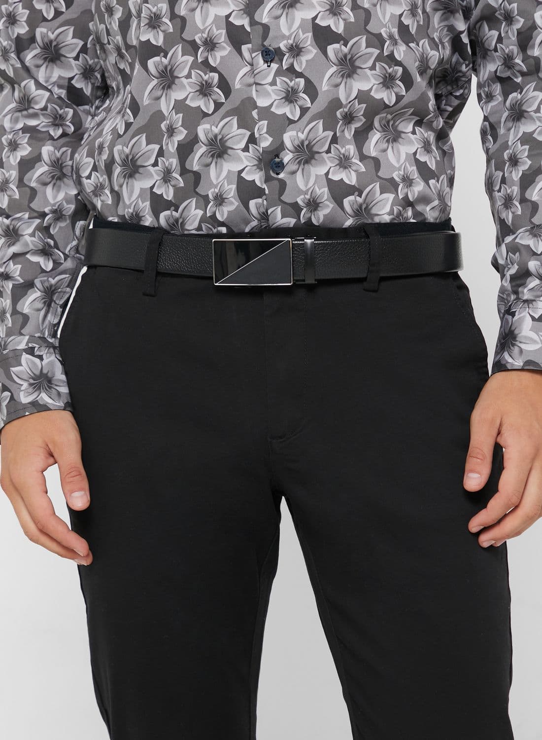 Faux Leather Free Size Formal Belt