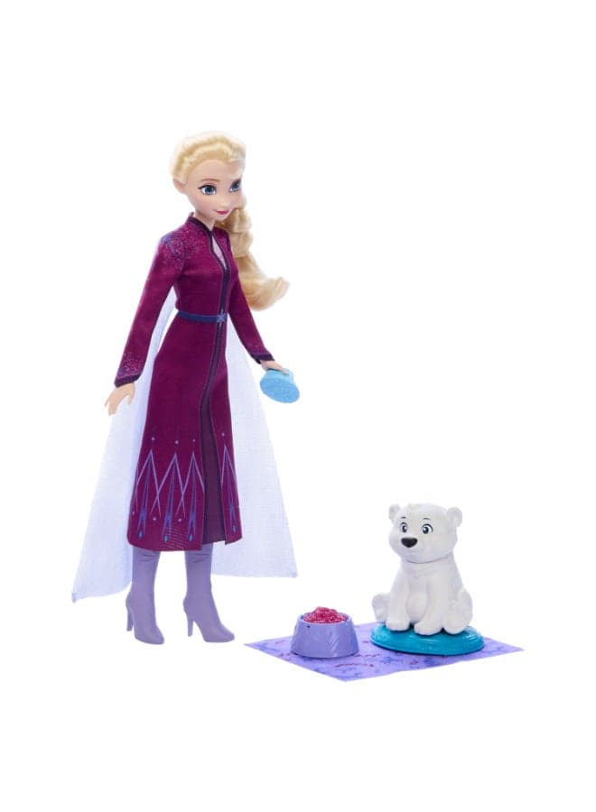Frozen Fashion Dolls Elsa &Baby Bear