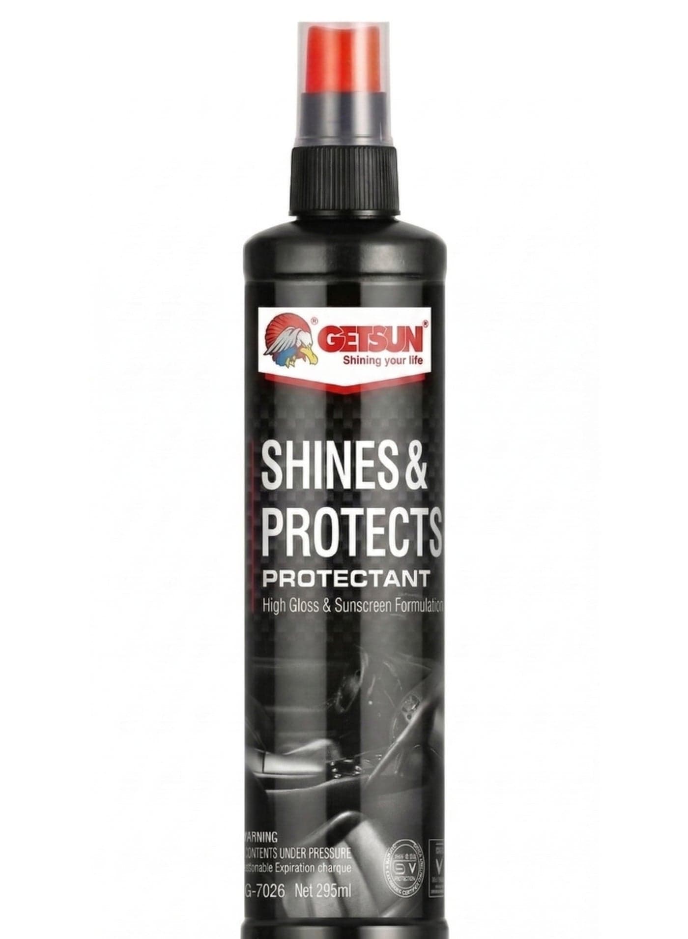 Car Dashboard Shine & Protect Spray 295ml – Restores Interior Gloss & Protects Plastic Surfaces G-7026