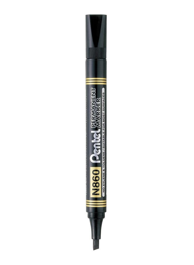 Permanent Marker Chisel Tip Black Ink
