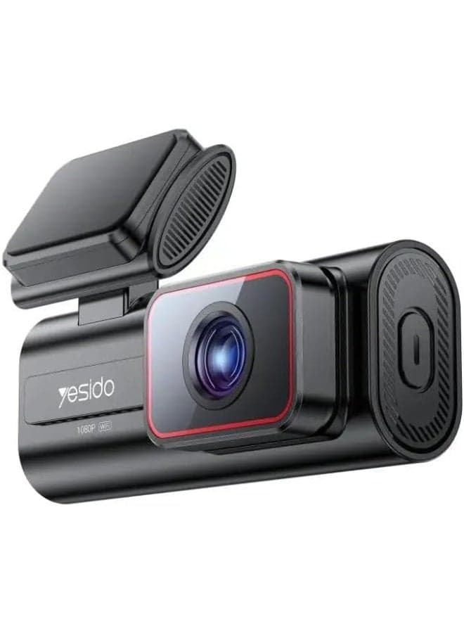 Dash Cam, HD High Clear Camera, 145 Degree Range, 1.47-Inch Screen, GK7202V300 Chip, App-Enabled Front Driving Recorder