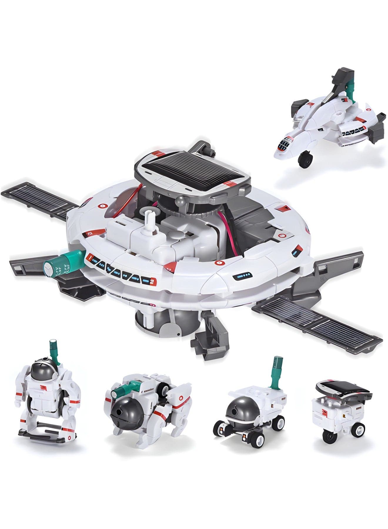 TEM Projects for Kids Ages 8-12, Solar Robot Toys 6-in-1 Science Kits DIY Educational Building Space Toy, Birthday Gifts for 7,8 ,9, 10, 11, 12, 13, Year Old Boys Girls Teens.