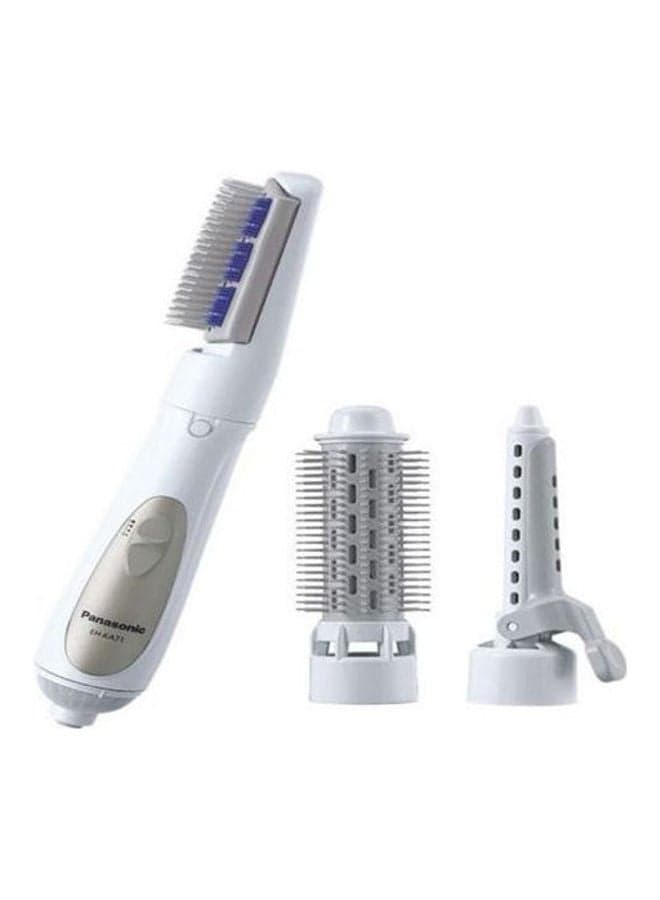 Hair Styler Blow Brush 3 Attachments, Eh-Ka31 White