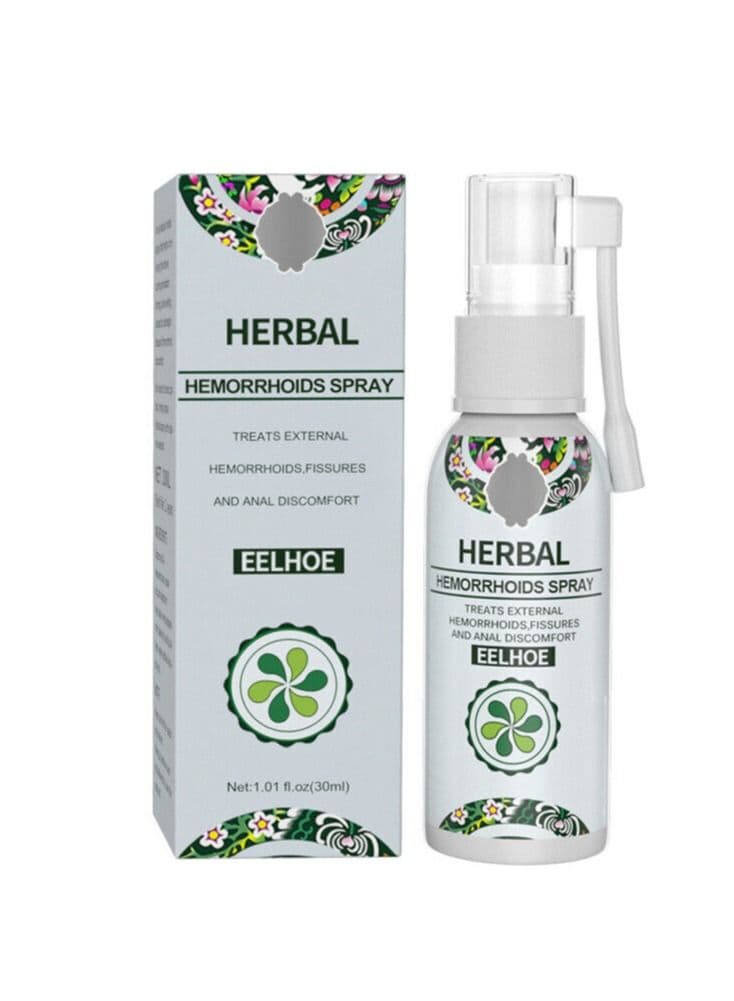 Hemorrhoid Healing Spray Hemorrhoid Treatment Natural Herbal Hemorrhoid & Fissure Ointment Fast Relief Hemorrhoid Spray Healing Formula 30ml