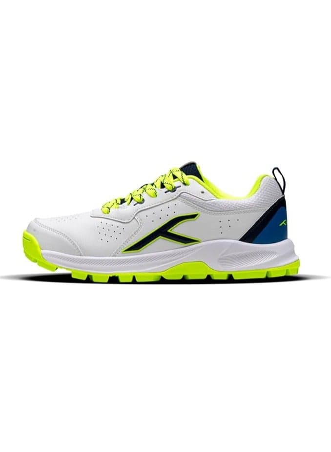 HyperDrive Cricket Shoes | Unisex | TerraSpike Rubber Studs | Vegan Leather/HexaFoam | Lightweight & Highly Durable | Embedded Support Plate for Stability