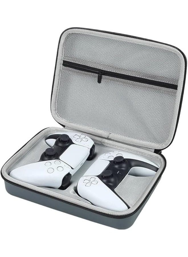 Dual Controller Carrying Case for PS4 PS5 DualSense Gamepad Hard EVA Storage Bag Shockproof Waterproof Travel Carry Case