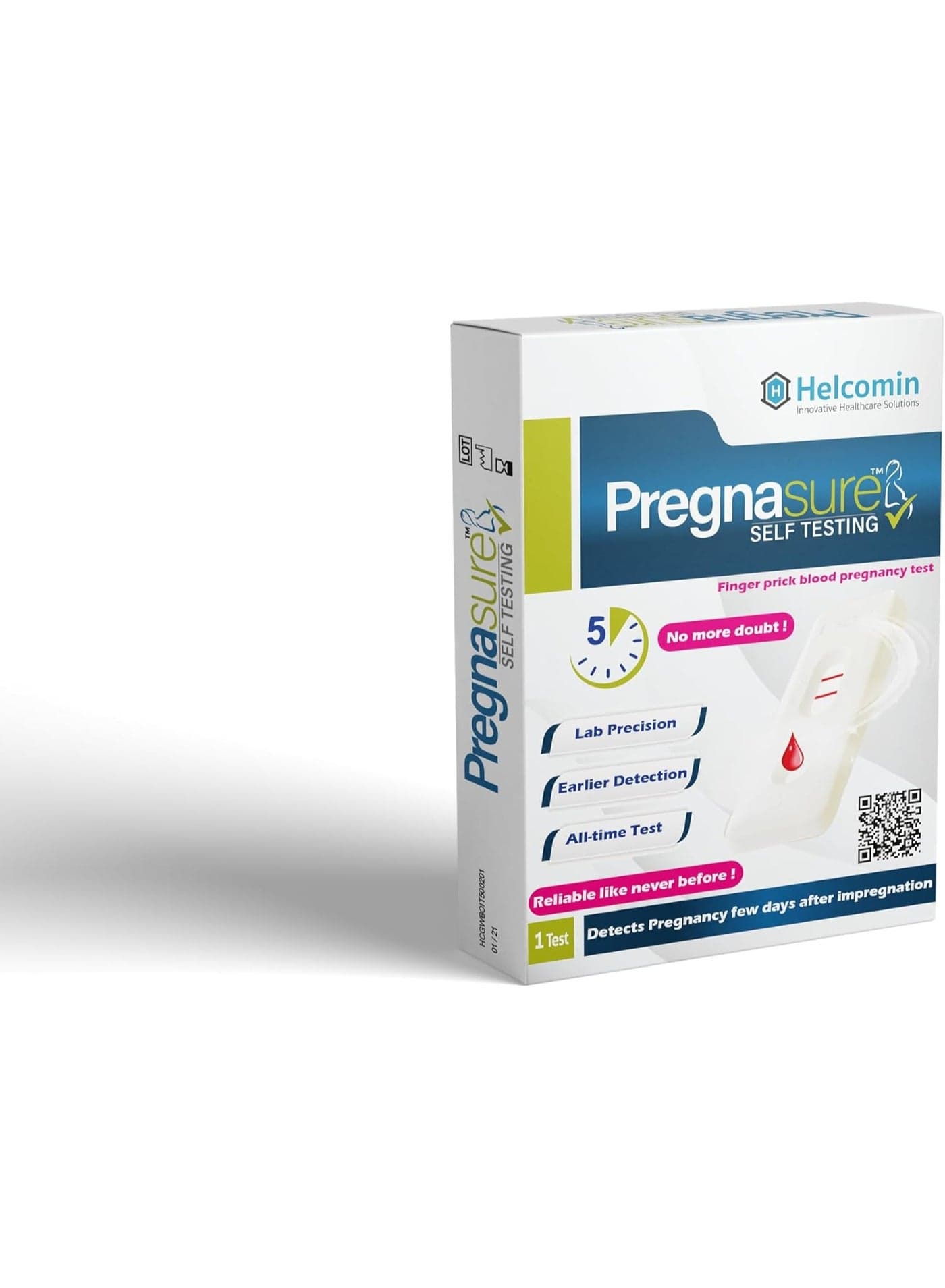 Self Testing Finger Prick Blood Pregnancy Test