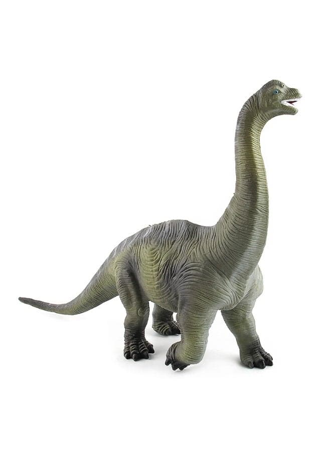 Diplodocus Dinosaur Model , Realistic Prehistoric Animal Toy Set, Solid Plastic Material, Wild Ornaments, Jungle Zoo Cognitive Toys, Children's Birthday Party Gifts , Green 26x7x20 cm