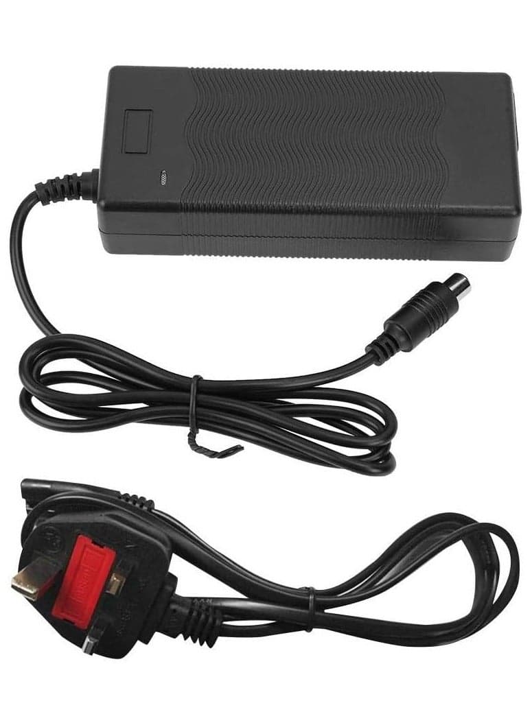 Charger Compatible for Xiaomi M365, Ninebot S1 / S2 / S3 / S4 Electric Scooter Charger with LED Charging Indicator, Black, Xiaomi M365, Ninebot S1 / S2 / S3 / S4