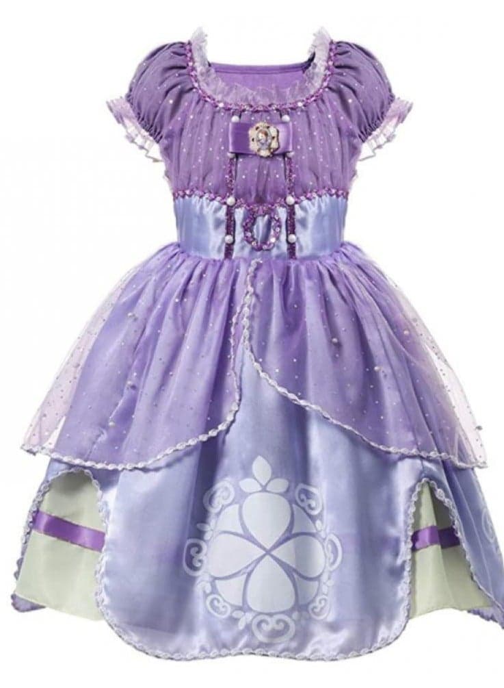 Princess Summer Dresses Girls Cosplay Costume 130cm