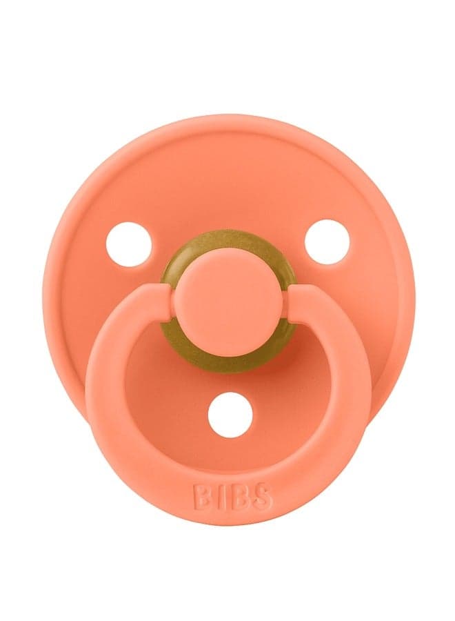 BIBS Pacifier DeLux (Latex) Baby 1-piece Orange