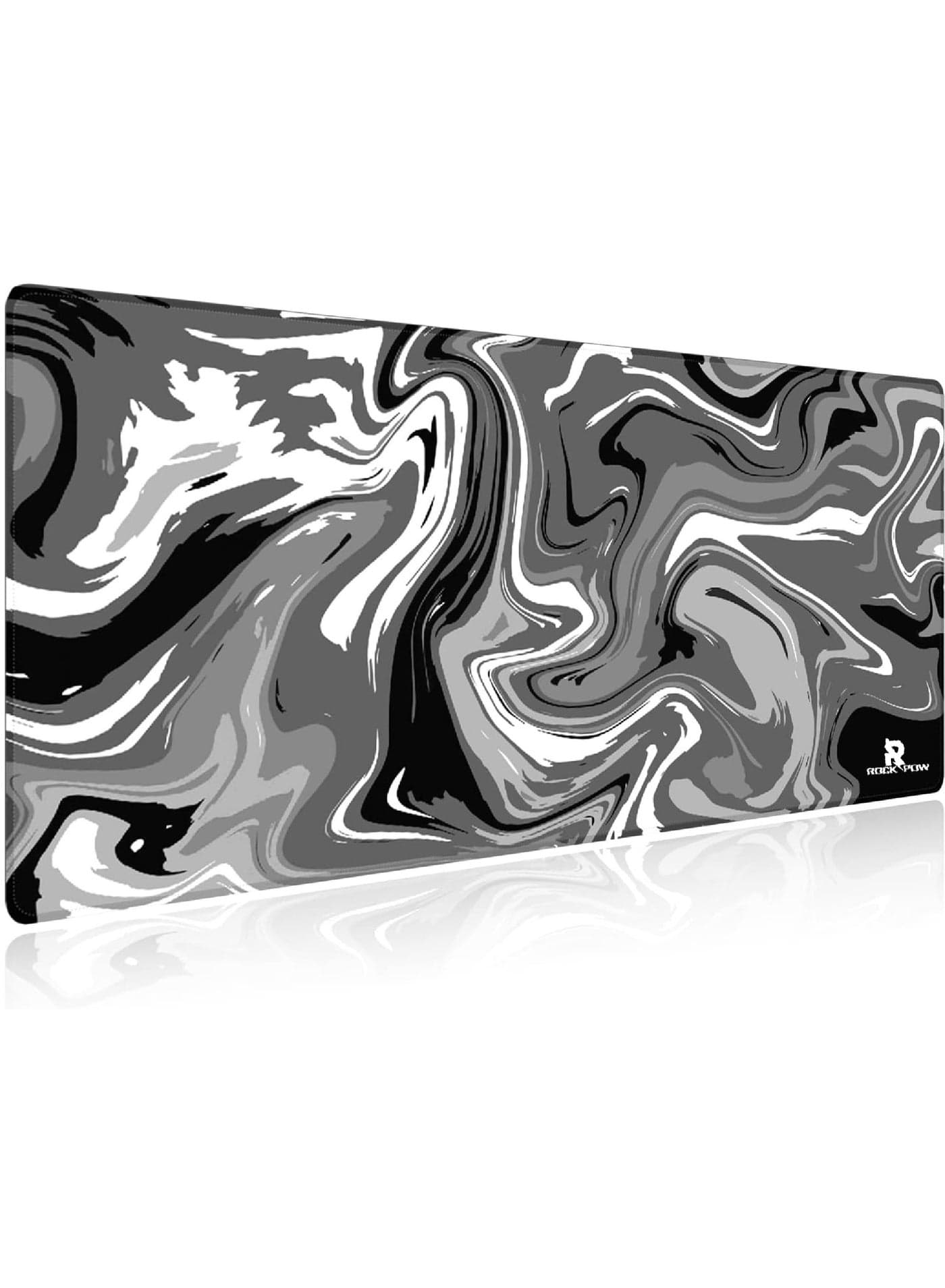 Large Gaming Mouse Pad Anti-Skid Mousepad Large Keyboard Mouse Pad Desk Mat with Stitched Edges (800 * 300 * 3mm)