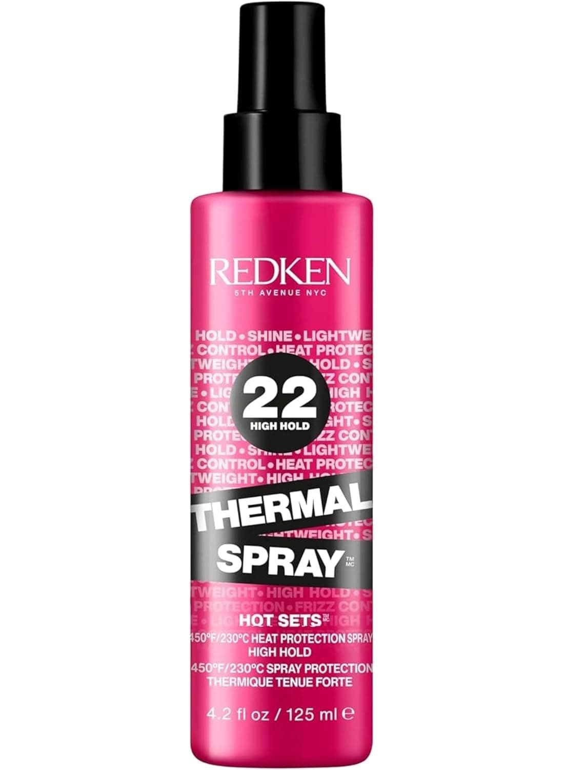 Redken Thermal Spray 22 High Hold – Heat Protectant & Setting Mist | 125ml
