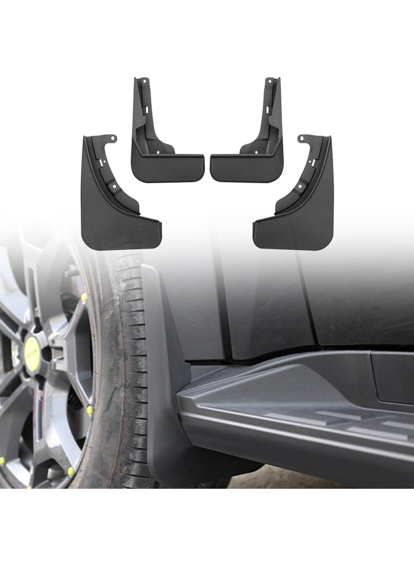 Compatible with Jetour T2 2023 2024 2025 Accessories Premium 4 Mud Flaps Mudguards Front and Rear Splash Guards
