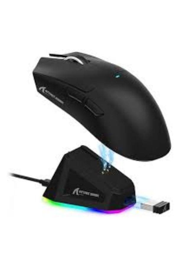 X11 Lightweight Wireless Gaming Mouse with RGB Charging Dock, Tri-Mode: 2.4G/USB-C Wired/BT, Up to 22K DPI, PAW3311 Optical Sensor, HUYU Switch, 5 Programmable Buttons for PC/Mac