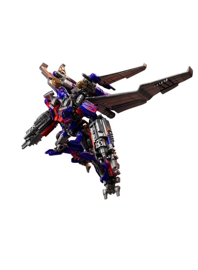 Blokees Transformers Jet Wing Optimus Prime Model Kit | Classic Class Buildable Robot Figure with 163 Pieces, Weapons & Display Base | Poseable Toy for Collectors & Kids Age 14+