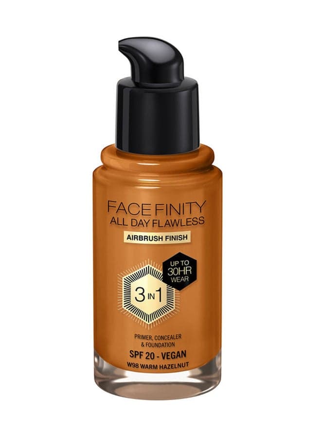 Facefinity All Day Flawless Foundation - W98 Warm Hazelnut