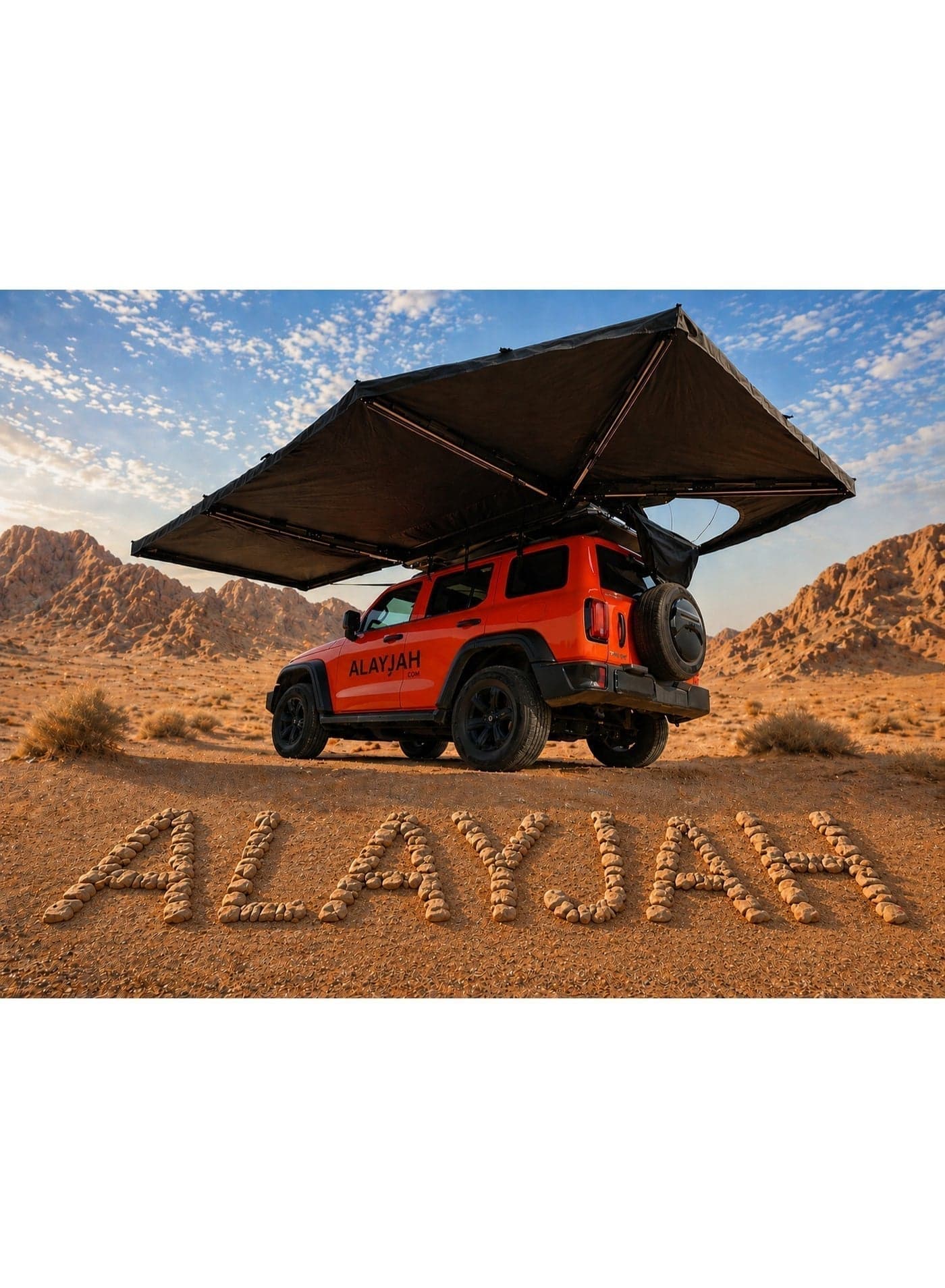 Turn Your SUV Into a Luxury Outdoor Escape – ALAYJAH 270° Touring Awning, 2 Years Warranty, , 600D Oxford Waterproof Free-Standing Touring Caravan Cover, Durable D-Zipper Design
