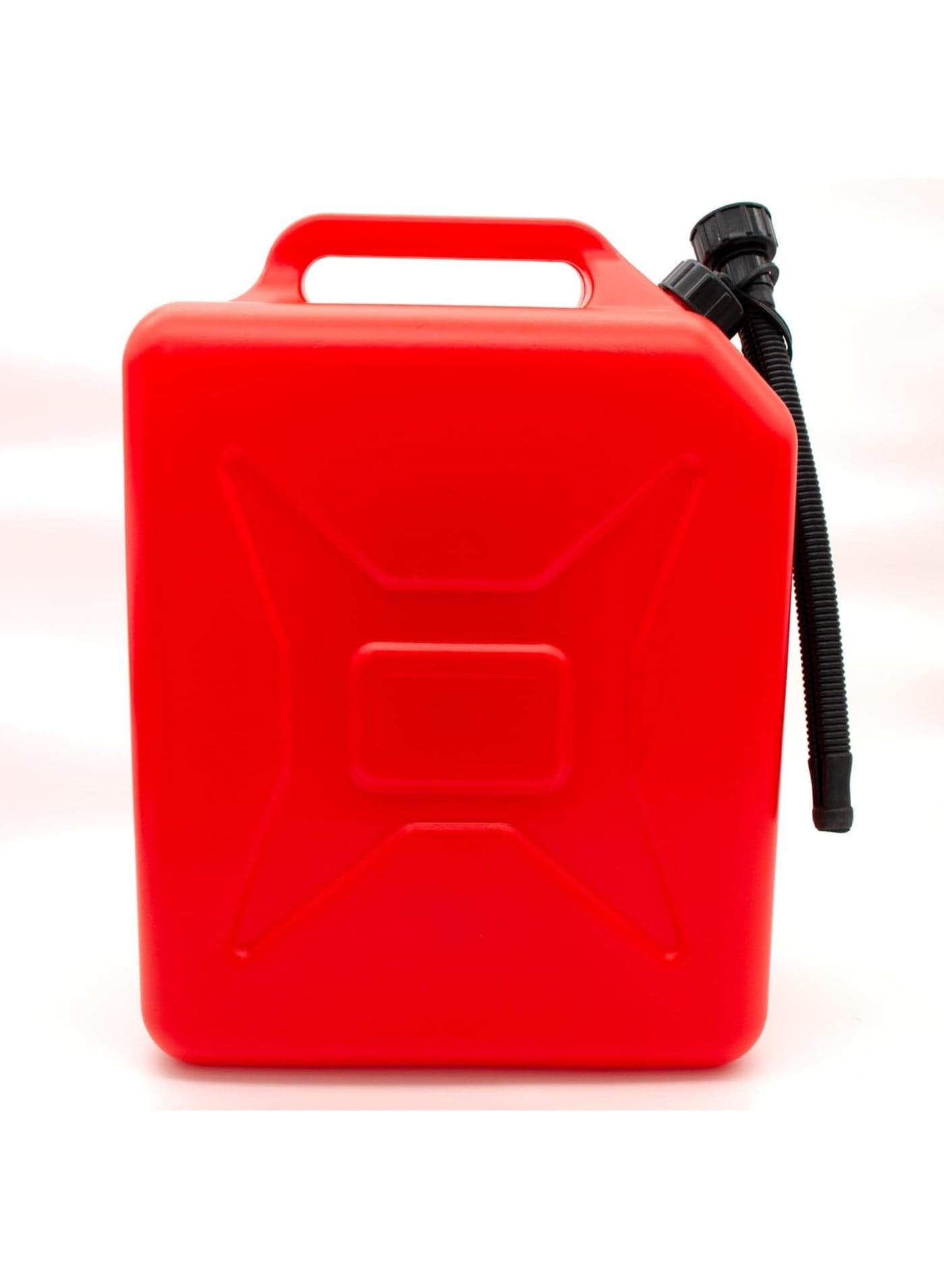 Jerry Can - 20 Litre- Fuel Can Container for Oil Petrol Diesel Storage Moving Red Cans, UN Regulations Approved Heavy Duty Backup Petrol Tanks Mount for Motorcycle SUV ATV Most Cars