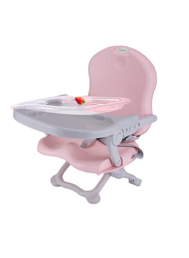 Multifunctional Folding Compact Baby Dining Chair Portable Booster Seat - Pink