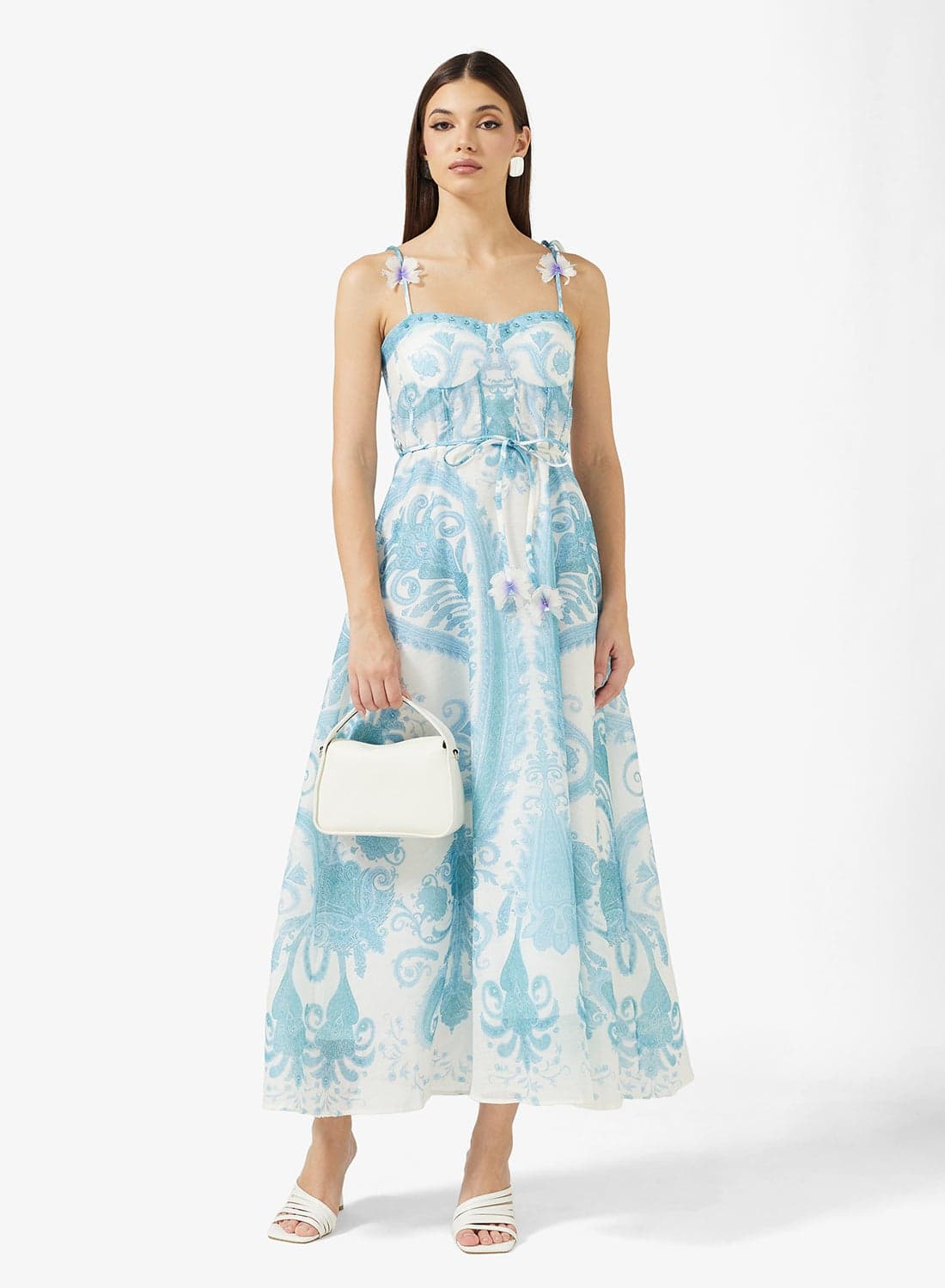 Monotonal Print Dress