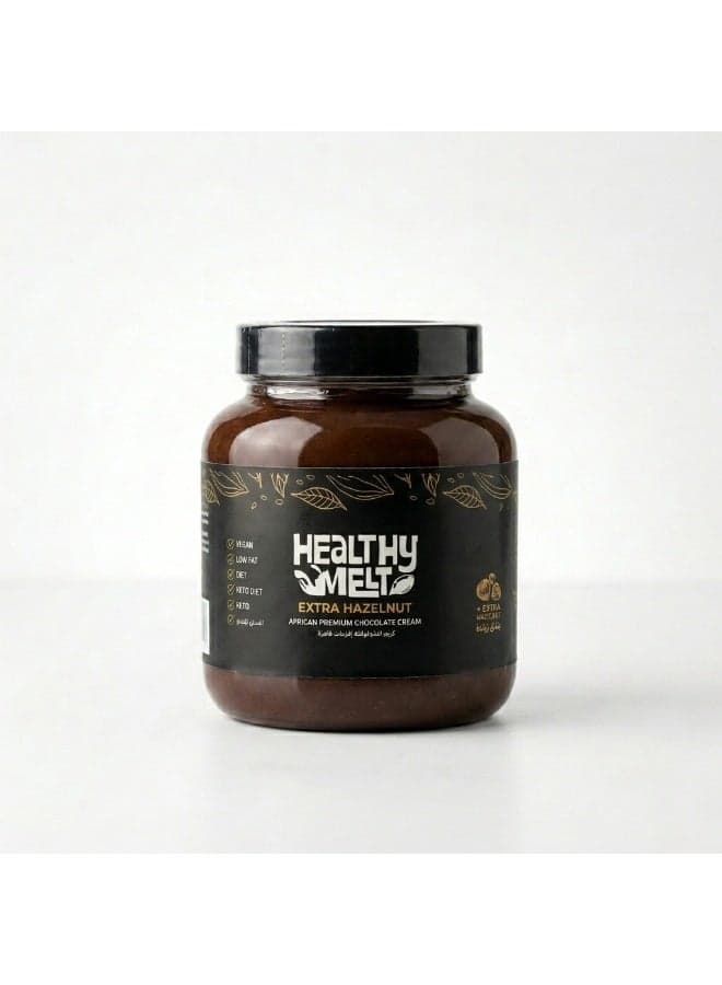 Chocovera Healthy Melt Prestige Sugar Free African Cocoa Chocolate Spread 375g Keto & Vegan