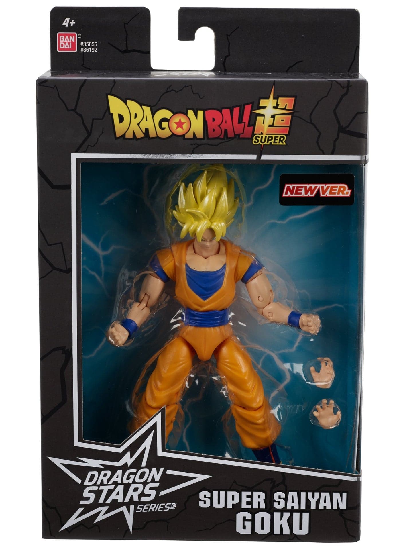 Dragon Ball Stars Super Saiyan Goku 6.5-Inches | Collectible Action Figure | Display Figure | Interchangeable Hands | Perfect Gift for Collectors, Manga & Anime Lovers!