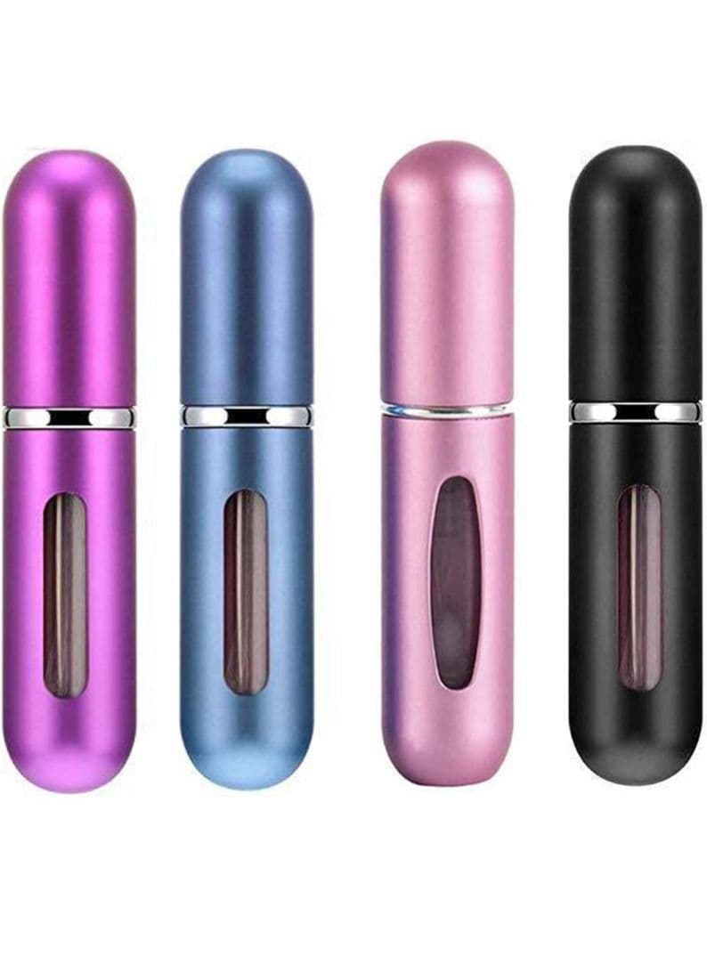 4PCS Portable Mini Refillable Perfume Atomizer Bottle - 5ML