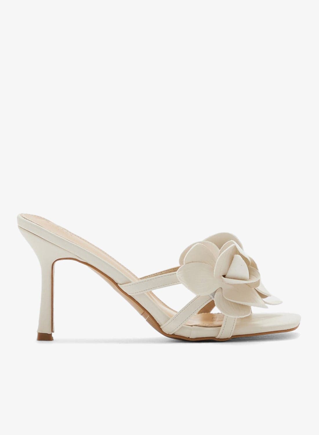 Oversized Floral Heel Sandal