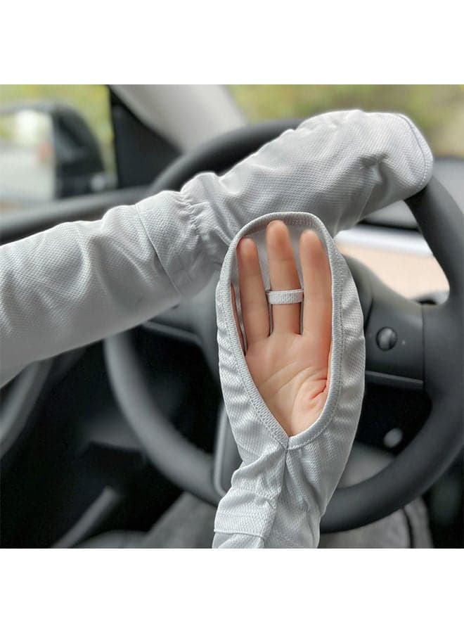 UV Protection Sun Protection Gloves Driving Gloves, Fingerless Sun Protection Sleeves, UPF50+ Sun Sleeves, Outdoor Sports Sleeves