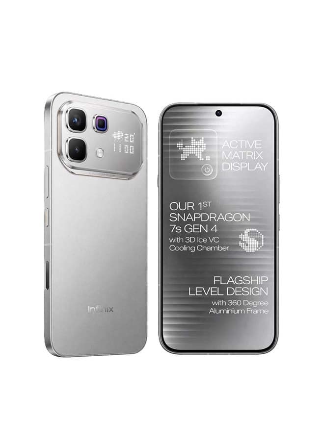 Note 60 Pro Dual SIM 5G Smartphone 8GB RAM 256GB Mist Titanium - Middle East Version
