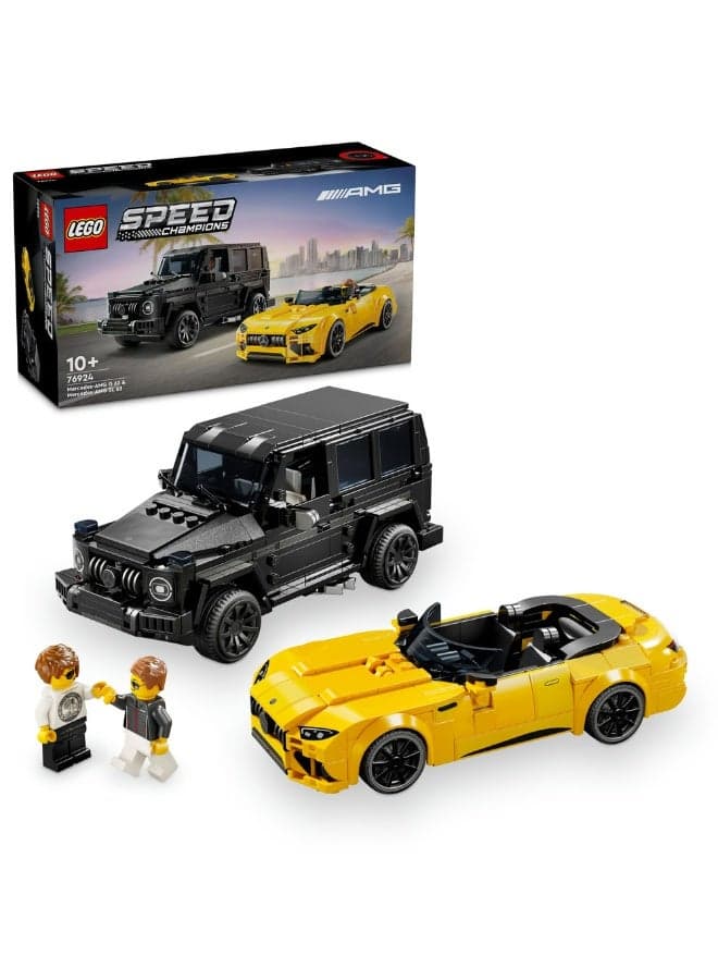 Speed Champions Mercedes-AMG G 63 & Mercedes-AMG SL 63 76924 (Age 10+, 808 Pieces)