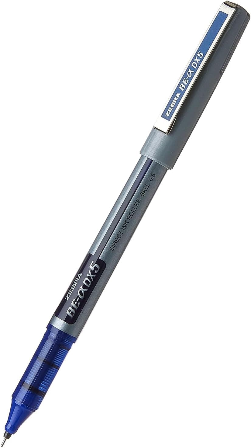 Zebra DX5 Rollerball Pen with Needle Tip 0.5mm - Blue