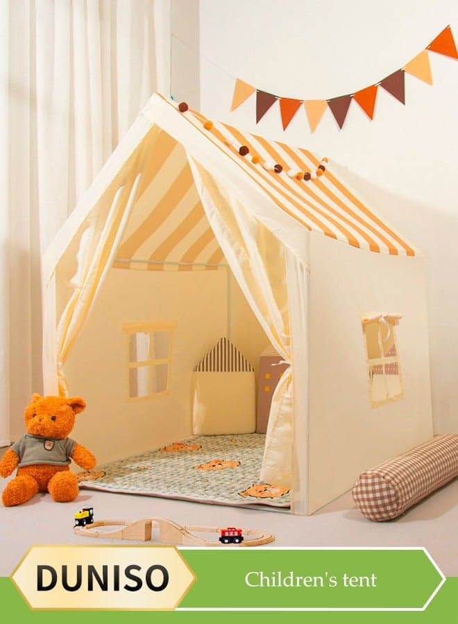 Kids Play Tent,tent game houses, princess castle tents, baby play houses, indoor and outdoor portable tents, easy to install, suitable for children aged 1 to 10, 120*100*130cm