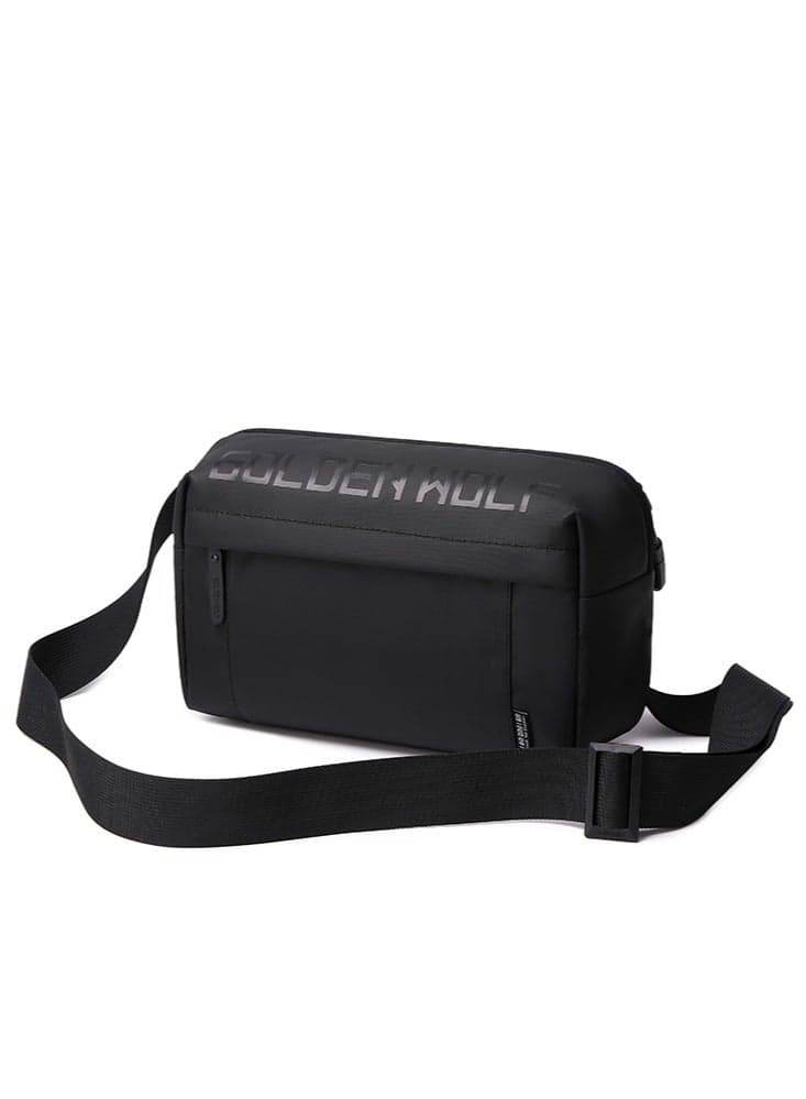 Small Lightweight Crossbody Bag, Work Office Phone Wallet Bag for Men, Black