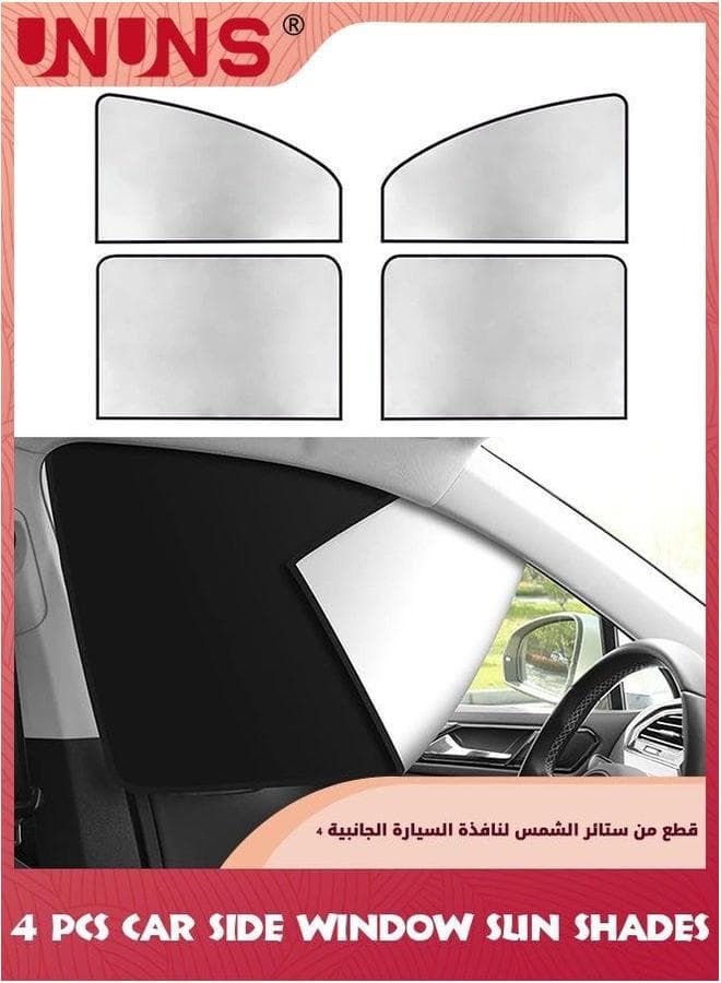 Car Side Window Sunshades,3 Pcs Automobile Sunshades Privacy Curtains,Universal Blinds,Blackout Curtains,100% Block Light For Breastfeeding,Taking A Nap,Camping,Changing Clothes